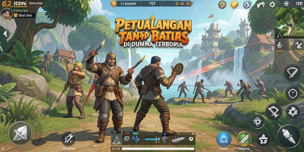 Tangkapan layar utama menunjukkan gameplay Open World yang mendebarkan.