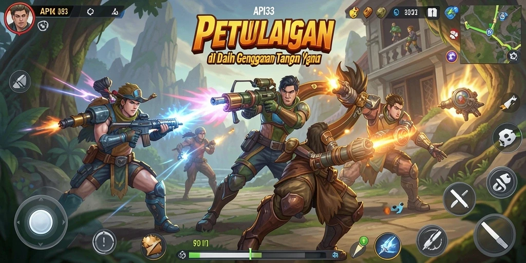 Tampilan mengesankan dari aksi gameplay API33 yang mendebarkan.