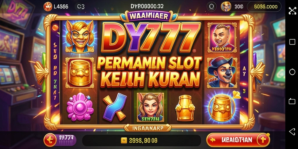 Tampilan gameplay yang mengasyikkan di DY777 saat bermain slot.