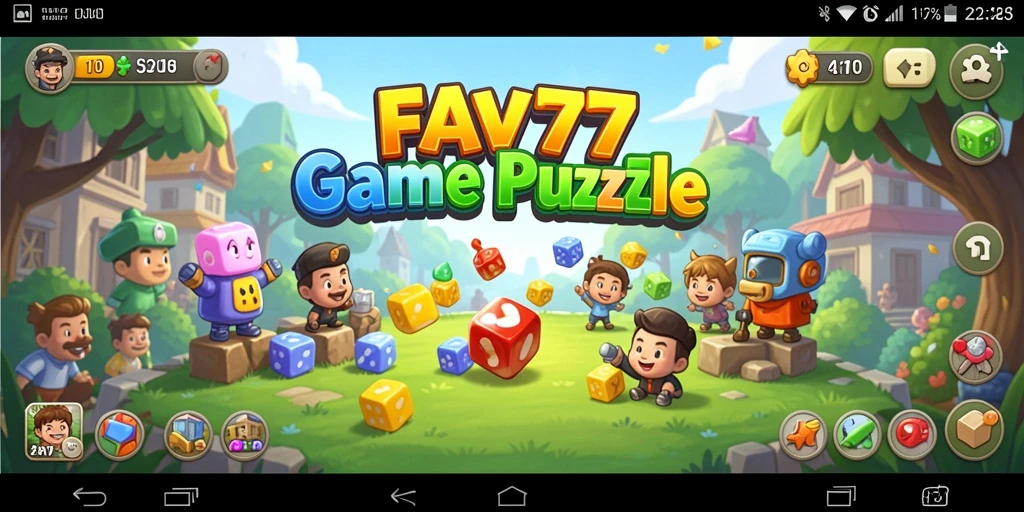 Screenshot FAV77 menampilkan gameplay Puzzle yang seru.