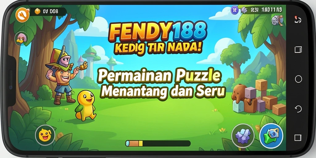 Tangkapan layar gameplay FENDY188 menunjukkan momen menyenangkan saat menyelesaikan puzzle.