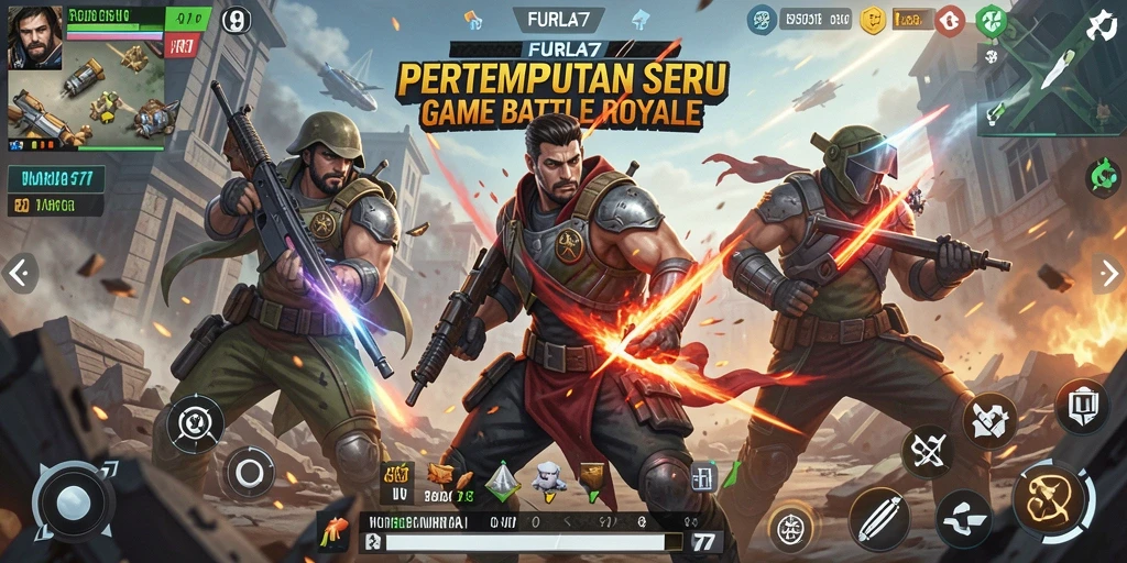 Tampilan action-packed dari gameplay FURLA77 yang menegangkan.