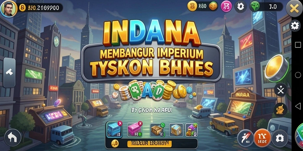 Tampilan gameplay INDAAA yang menarik dan interaktif.