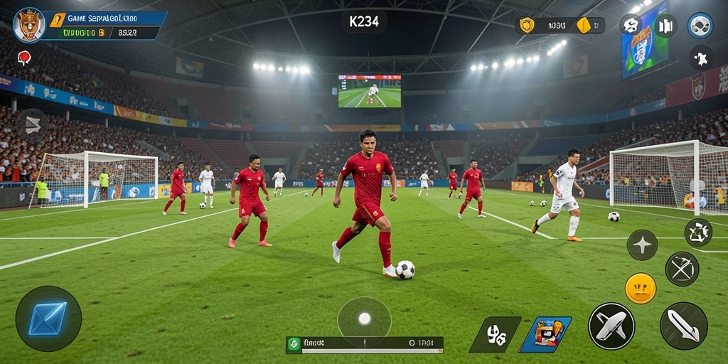 Gambaran gameplay K234 yang menarik dan mendebarkan.
