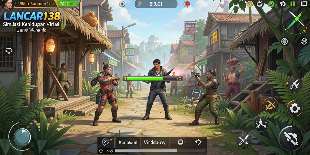 Tampilan gameplay LANCAR138 yang realistis dalam simulasi kehidupan.